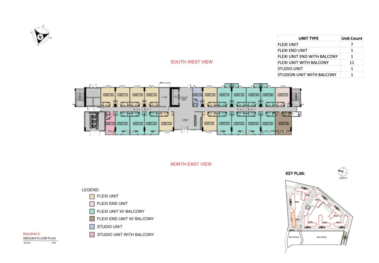 SMDC Lane Residences Floor Plan - D-1