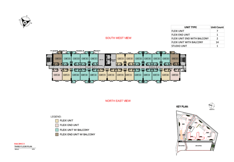 SMDC Lane Residences Floor Plan - D-3