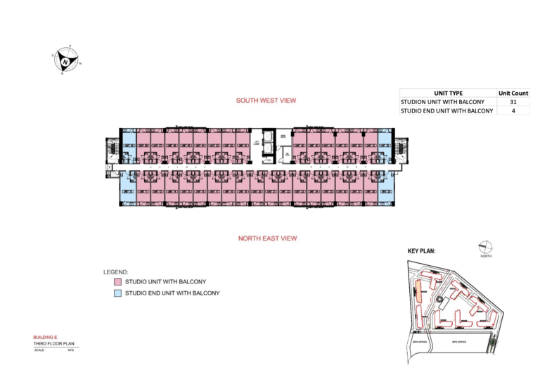 SMDC Lane Residences Floor Plan - E-3