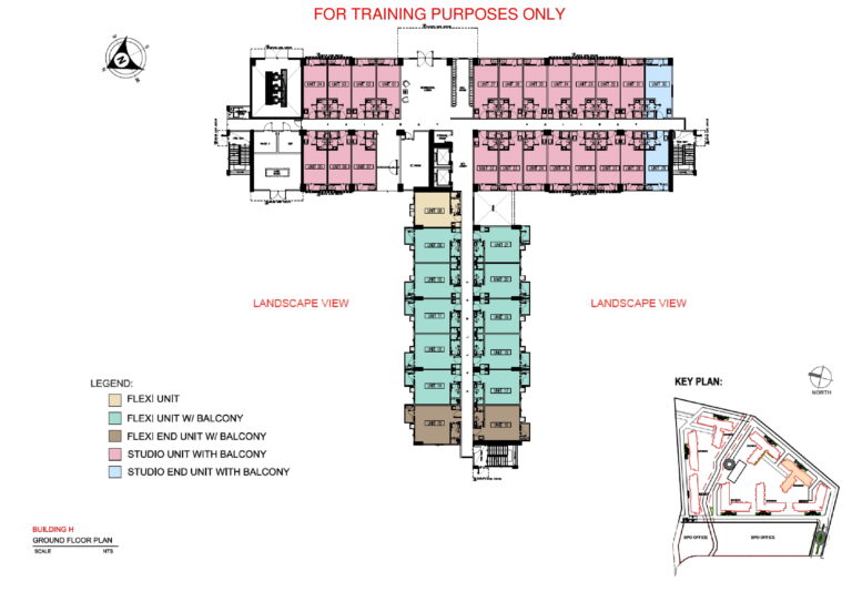 SMDC Lane Residences Floor Plan - H-1