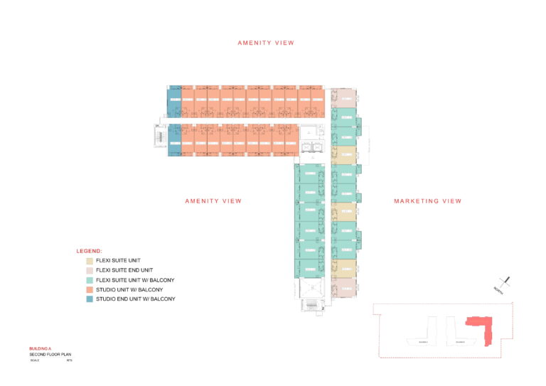 SMDC Smile Residences Floor Plan BUILDING A - SECOND FLOOR-1