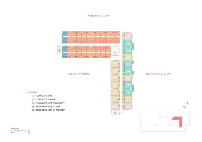 SMDC Smile Residences Floor Plan BUILDING A - TYPICAL FLOOR-1