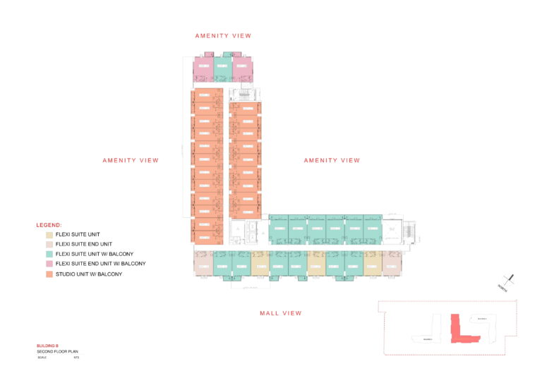 SMDC Smile Residences Floor Plan BUILDING B - SECOND FLOOR-1