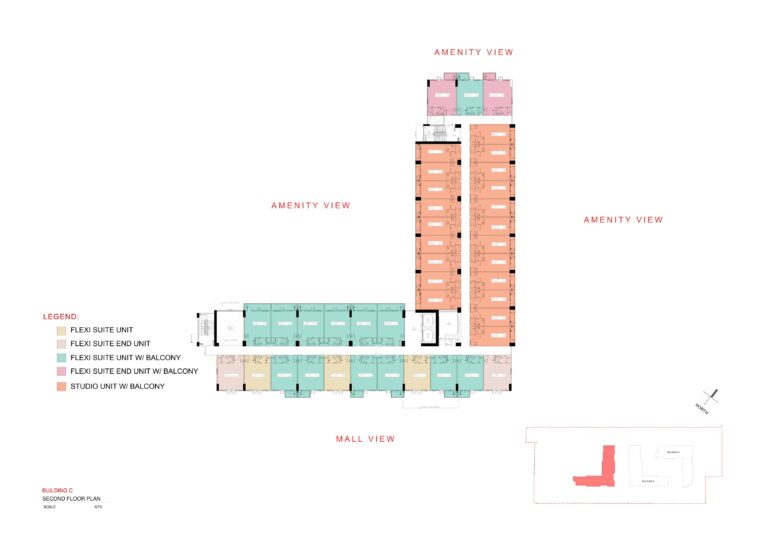 SMDC Smile Residences Floor Plan BUILDING C-SECOND FLOOR-1